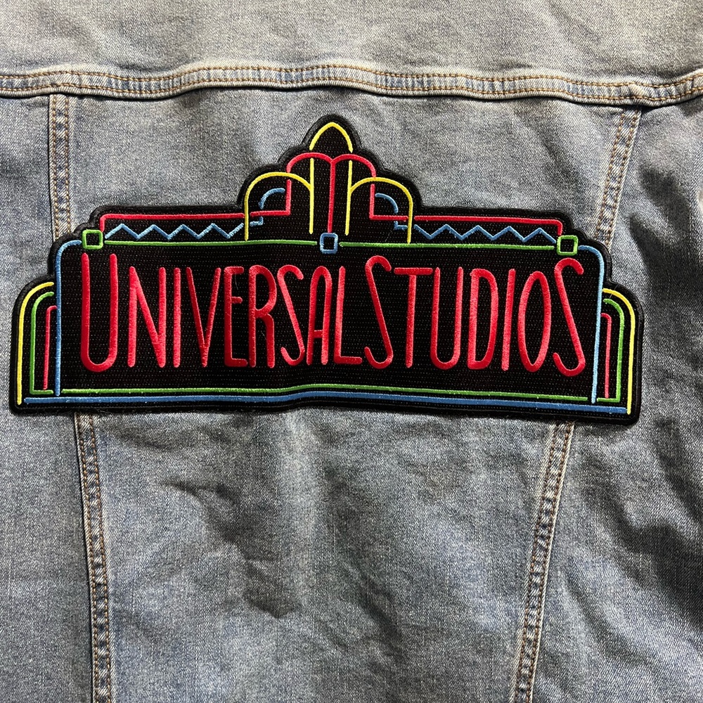 Universal Studios Light Blue Denim Jacket - image 3
